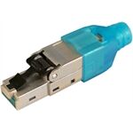 Televes CAT6AS-F RJ45-Stecker CAT6A FTP mit Schutzhülle bl