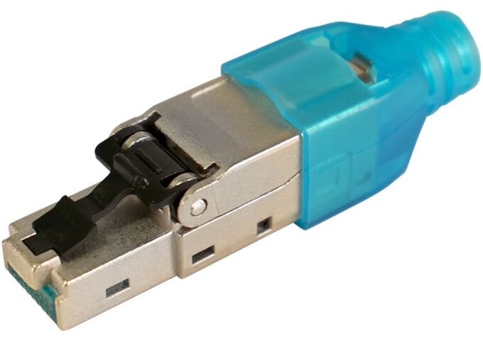 Televes CAT6AS-F RJ45-Stecker CAT6A FTP mit Schutzhülle bl