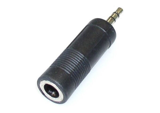 E+P GS 32 Stereo-Adapter 3,5mm Stecker/6,35mm Kupplung