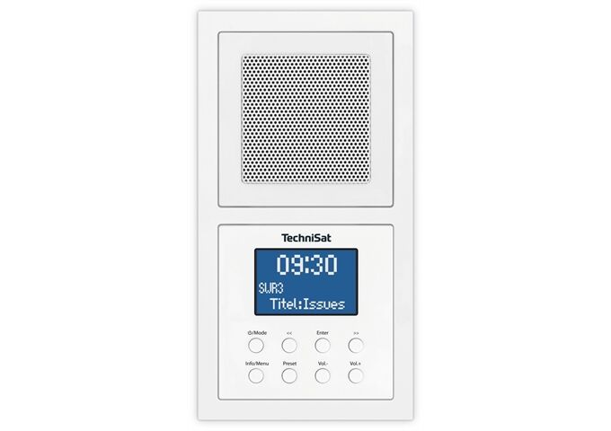 TechniSat DigitRadio UP 1 ws DAB+/UKW-Unterputzradio mit Blu