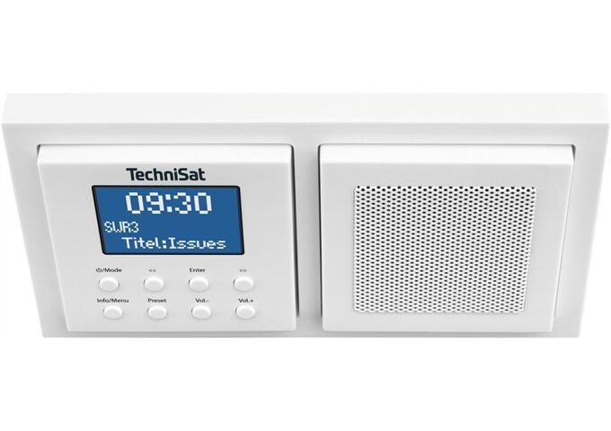 TechniSat DigitRadio UP 1 ws DAB+/UKW-Unterputzradio mit Blu