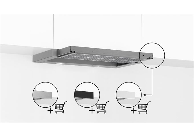 Bosch DFR067A52 si Flachschirmhaube 60 cm 3 Stufen+1 Int