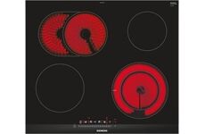 Siemens ET675FNP1E sw Kochfeld Ceran autark 60cm 4 Kochzon