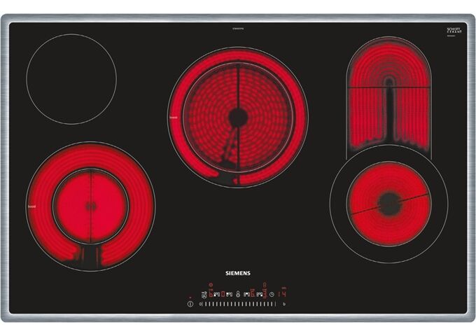 Siemens ET845FCP1D sw Kochfeld Ceran autark 80cm 4 Kochzon