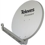 Televes S 75QSD-W weiß SAT-Spiegel 75cm ALU