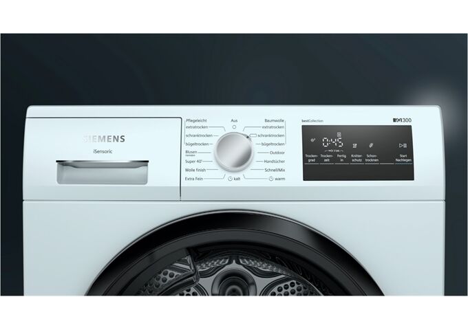 Siemens WT45HVG3 Wärmepumpentrockner E 8kg autoDry EasyCle