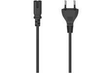 HAMA 223275 Netzkabel sw 2,5m Eurostecker 2-Pin Stecker