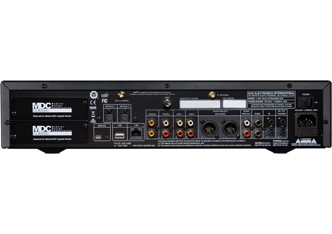 NAD C658 graphit Vorverstärker BluOS Netzwerk Streamer