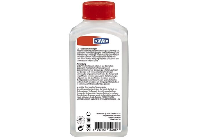 XavaX 111726 Glaskeramikreiniger 250 ml