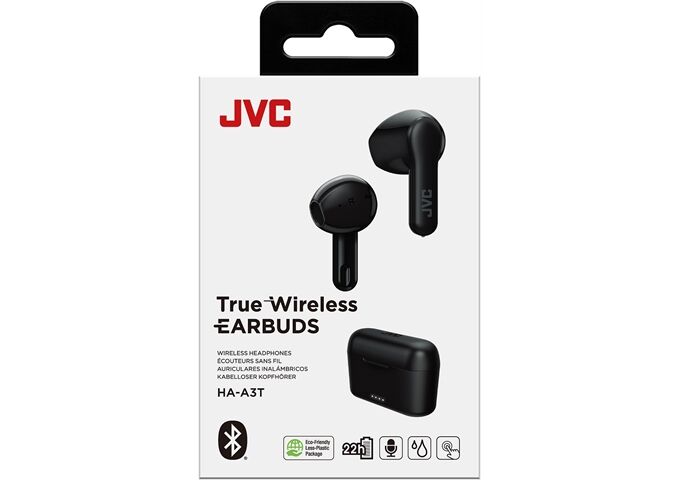 JVC HA-A3T-B-U schwarz Kopfhörer In Ear Apple Form TWS