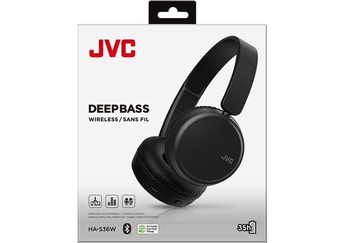 JVC HA-S36W-B-U schwarz Kopfhörer On Ear 3 Sound Modi