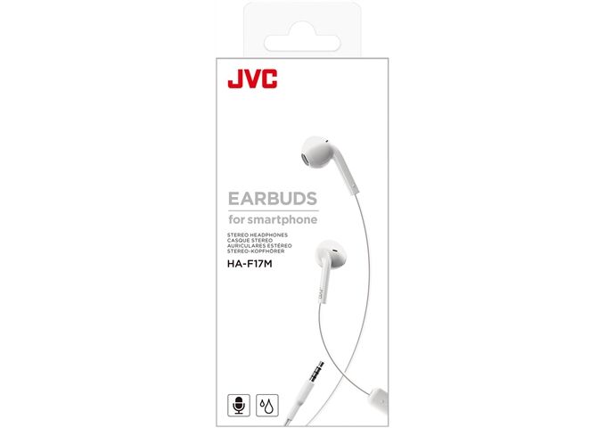 JVC HA-F-17M-W-U weiss Kopfhörer Kabel In Ear + Fb, Mi