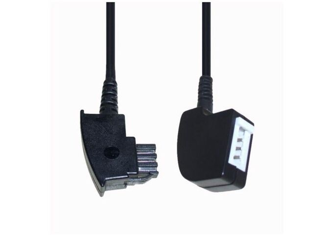 E+P T 24 6,0m Telefonkabel TAE-F-Stecker/TAE-F-Kupplun