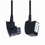 E+P T 27 6,0m Telefonkabel TAE-N-Stecker/TAE-N-Kupplun