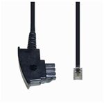 E+P T 36 6,0m Telefonkabel TAE-F-Stecker/Westernstecke