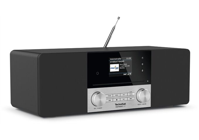 TechniSat DigitRadio 3 IR sw/si DAB+/UKW/Internet-Radio mit