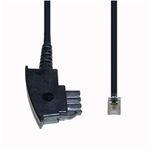 E+P T 78 6,0m Telefonkabel TAE-N-Stecker/Westernstecke