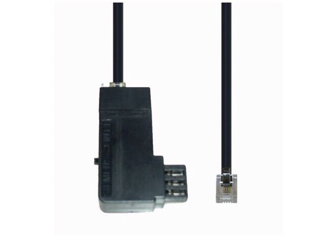 E+P T 138/3 Telefonkabel 3,0m TAE-F-Stecker/Westernst