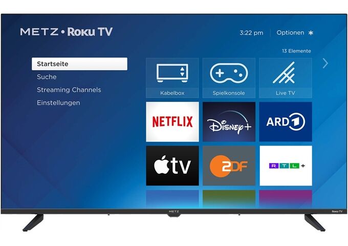 Metz blue 32MTD3001Z sw LED-TV HD DVB-T2/C/S2 CI+ Smart