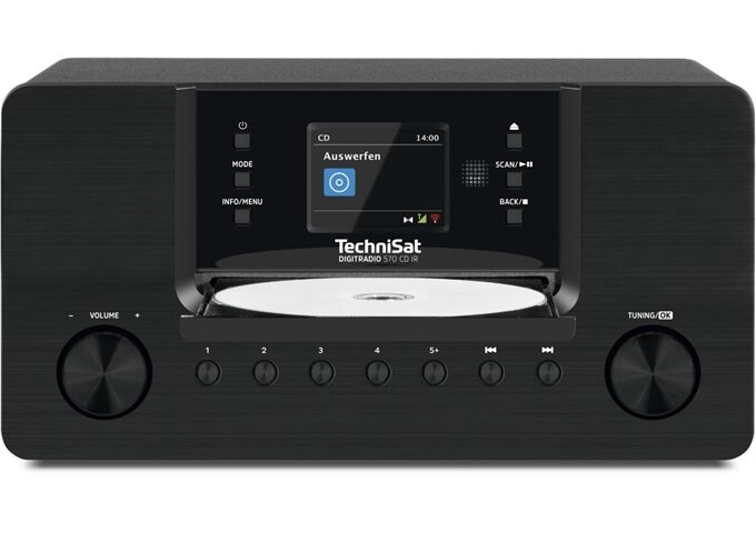 TechniSat DigitRadio 570 CD IR sw DAB+/UKW/ Internet-Radio m