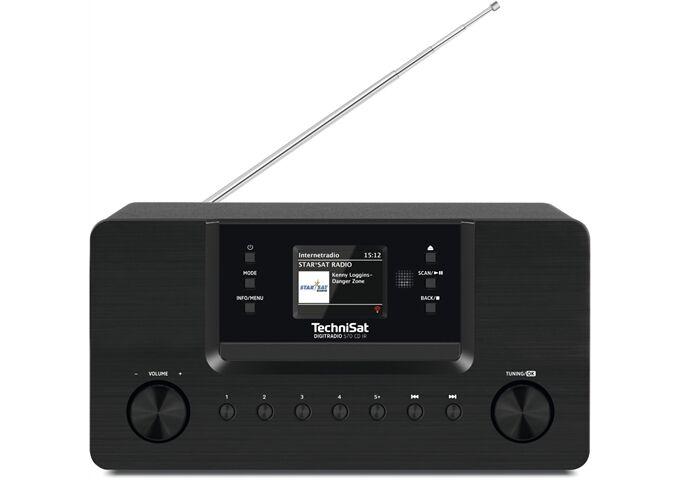 TechniSat DigitRadio 570 CD IR sw DAB+/UKW/ Internet-Radio m
