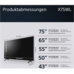 Sony KD43X75WLPAEP LED-TV UHD 4K Triple Tuner SMART