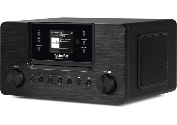 TechniSat DigitRadio 570 CD IR sw DAB+/UKW/ Internet-Radio m
