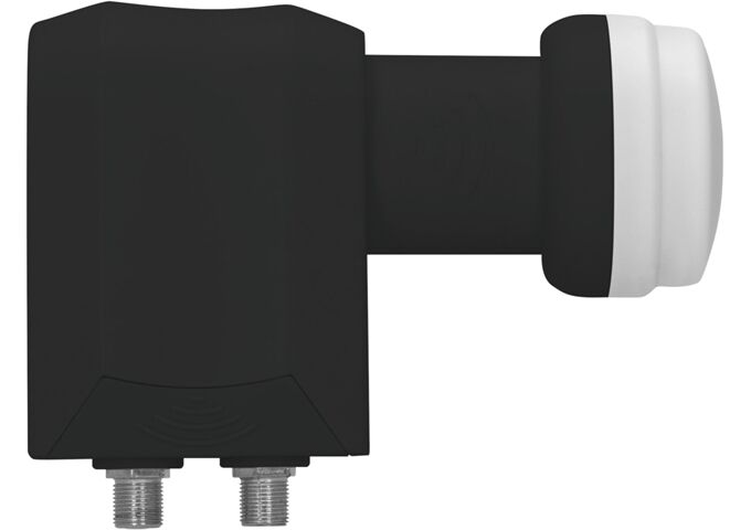 TechniSat Universal-Twin-LNB 40mm schwarz mit 2 Legacy-Ausgä