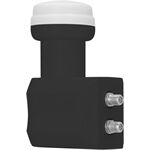 TechniSat Universal-Twin-LNB 40mm schwarz mit 2 Legacy-Ausgä