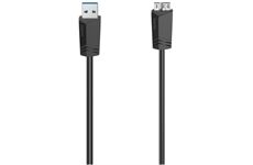 HAMA 200627 Micro USB 3.0 Kabel sw 5 Gbit/s 1,5m