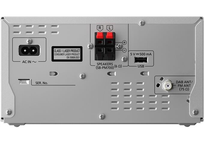 Panasonic SC-PM704EGS si Micro Anlage DAB+ Bluetooth