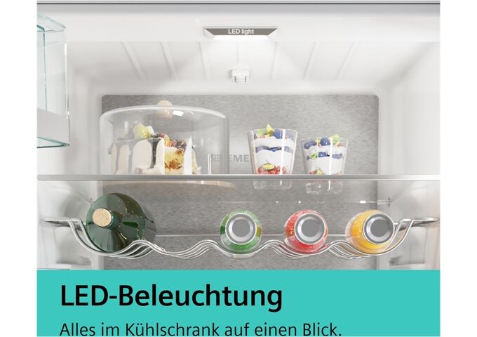 Siemens KI77SXFE0 EB-Kühlkombi E 169/62L 158cm Festtür hyp