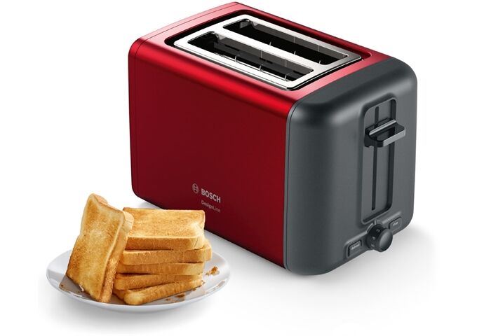 Bosch TAT3P424DE Toaster DesignLine rt 2-Schlitz Brötche