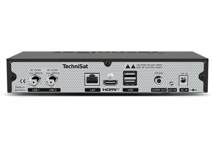 TechniSat DigiPlus UHD S2 sw Receiver DVB-S/S2 Twin CI+ DVRr