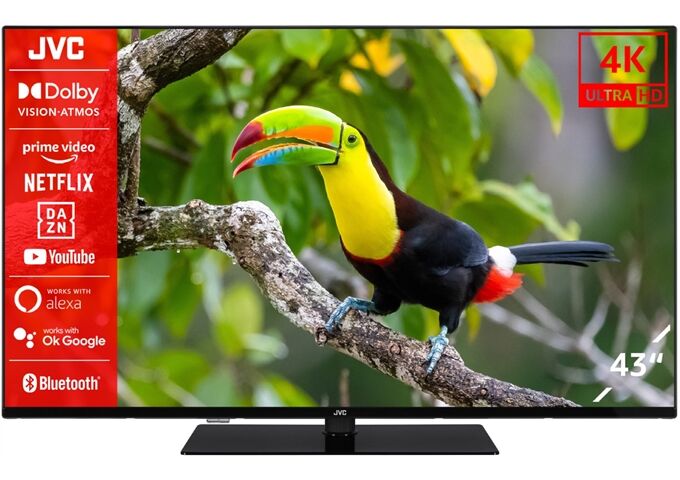 JVC LT-43VU6355 sw LED-TV UHD Multituner Smart DolbyVi