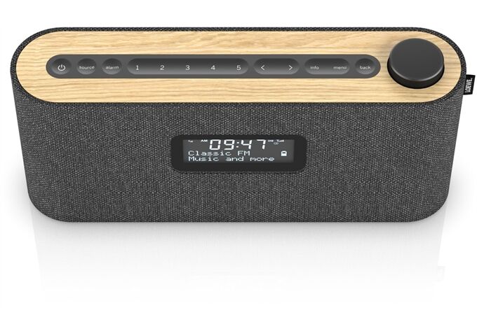 Loewe radio.frequency grey/oak portables DAB+ Radio FM B