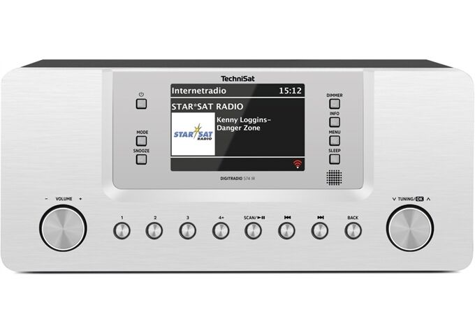 TechniSat DigitRadio 574 IR si DAB+/UKW/Internetradio mit 4"