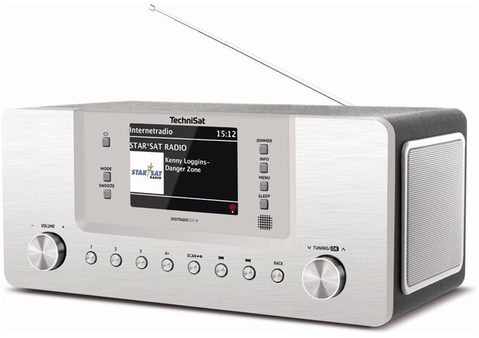 TechniSat DigitRadio 574 IR si DAB+/UKW/Internetradio mit 4"