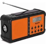 TechniSat TechniRadio Solar 2 sw/org DAB+/UKW-Radio mit Sola