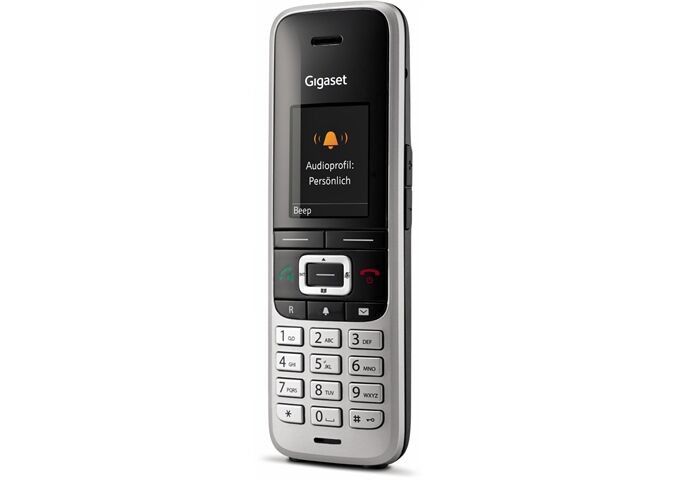 Gigaset PREMIUM 100HX Mobilteil inkl. Ladeschale platin-sc