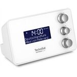 TechniSat DigitRadio 50 SE ws DAB+/UKW-Uhrenradio mit LCD-Di