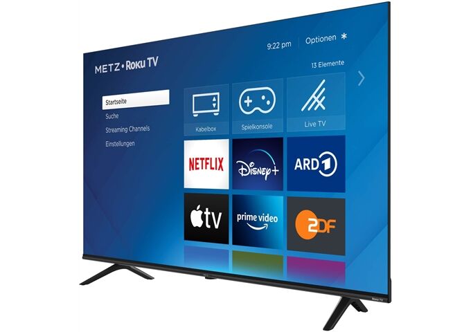 Metz blue 55MUD6001Y sw LED-TV UHD 4K DVB-T2/C/S2 CI+ S