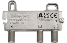 Televes VT24FZ 2-fach Verteiler 5-1218MHz VD: 4dB