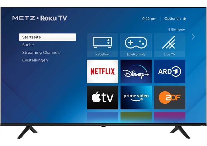 Metz blue 43MUD6001Y sw LED-TV UHD 4K DVB-T2/C/S2 CI+ S