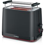 Bosch TAT3M123 Toaster My Moment sw mit Brötchenaufsatz