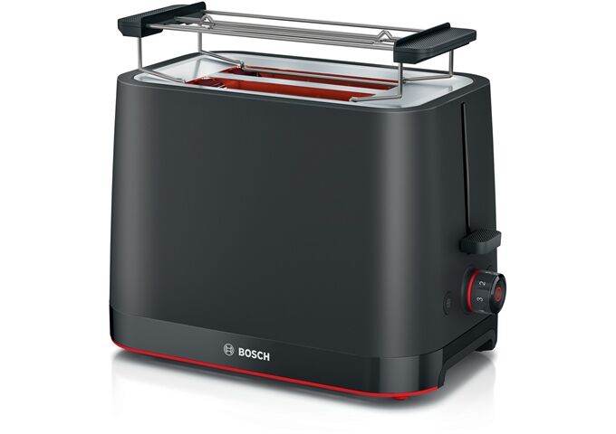 Bosch TAT3M123 Toaster My Moment sw mit Brötchenaufsatz