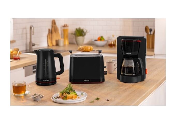 Bosch TAT3M123 Toaster My Moment sw mit Brötchenaufsatz