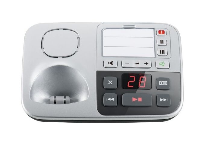 Panasonic KX-TGE522 GS Seniorentelefon SOS-Taste mit AB + Mo