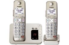 Panasonic KX-TGE262 GN Seniorentelefon SOS-Taste mit AB + Mo