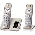 Panasonic KX-TGE262 GN Seniorentelefon SOS-Taste mit AB + Mo